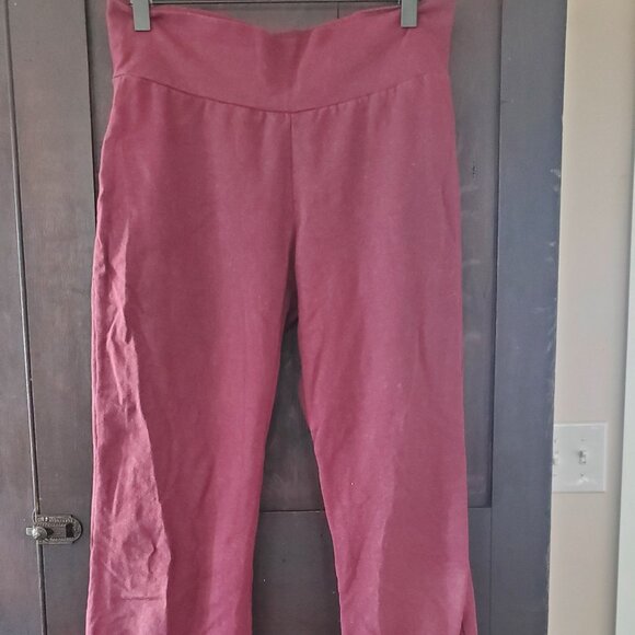 Sweet Skins Hemp Pants - Sweet Skins Hemp flare pants burgundy medium M